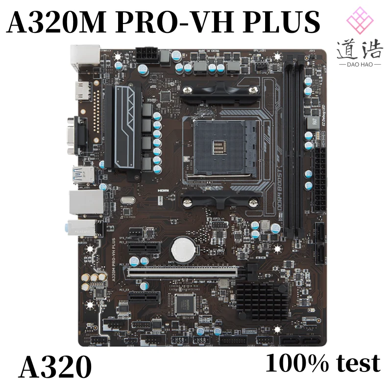 A320 Motherboard For A320M PRO-VH PLUS 32GB HDMI Socket AM4 DDR4 Micro ATX Motherboard 100% Tested Fully Work