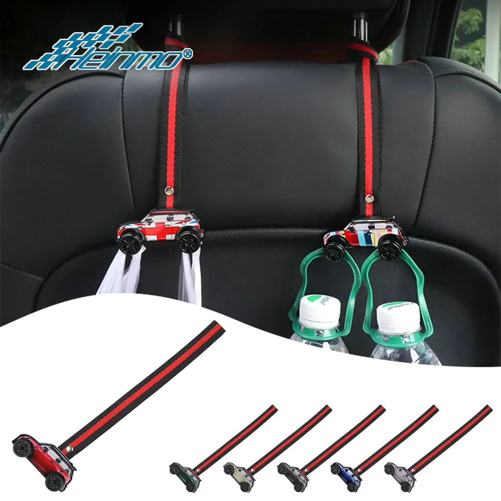 Cartoon model seat back storage decoration multifunctional hook car accessories For MINI Cooper F54 F55 F56 F60 R55 R56 R60 R61