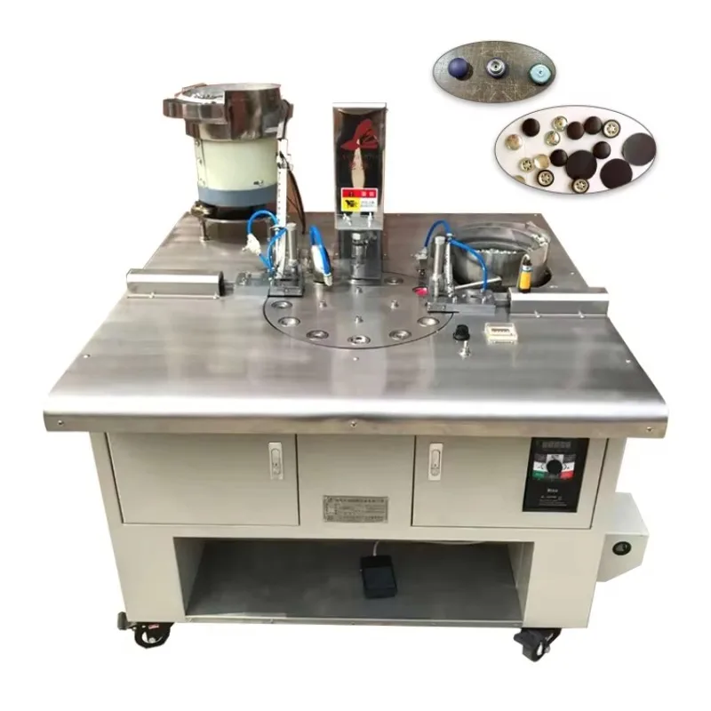Automatic Fabric Cloth Covered Cover Buttons Making Maker Machine