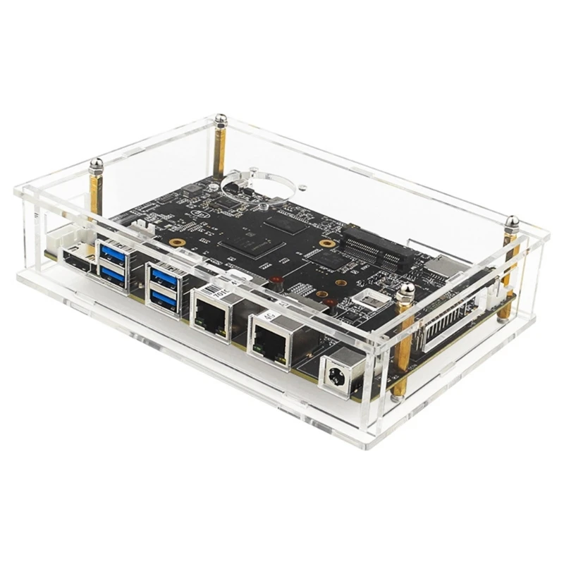 Clear Protective Case Cover For Banana BPI F3 Accessible Ports And Cooling Vents Development Board Enclosure Dropship