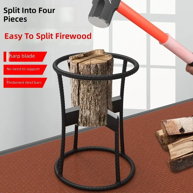 for Firewood Chopping Artifact Household Rural Cross Wood Splitter Machine Wood Breaking Tool Outdoor Chopping
