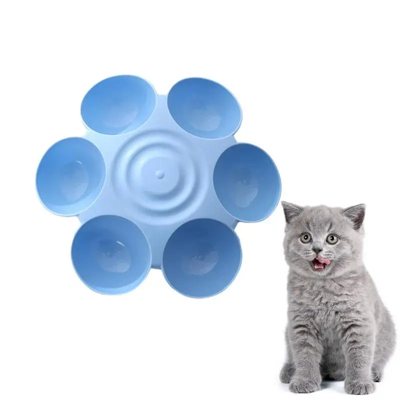 Flower Shaped Pet Bowl Waterproof Durable Cat Food Dish Anti-Slip Stain-resistant Dog Water Bowl Indoor Pet Feeding Supplies