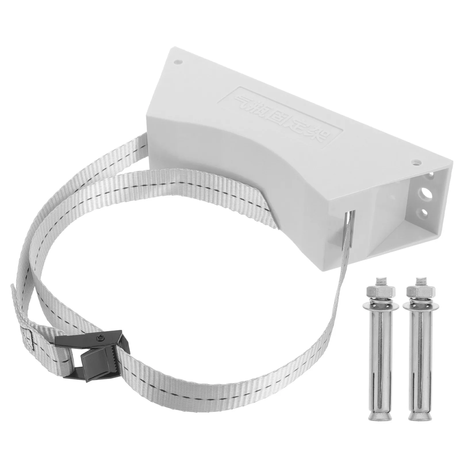 

Настенный держатель для газового баллона 40 л, кронштейн для пропанового баллона, прочный регулируемый ремень с пряжкой, подставка для баллона для безопасного использования