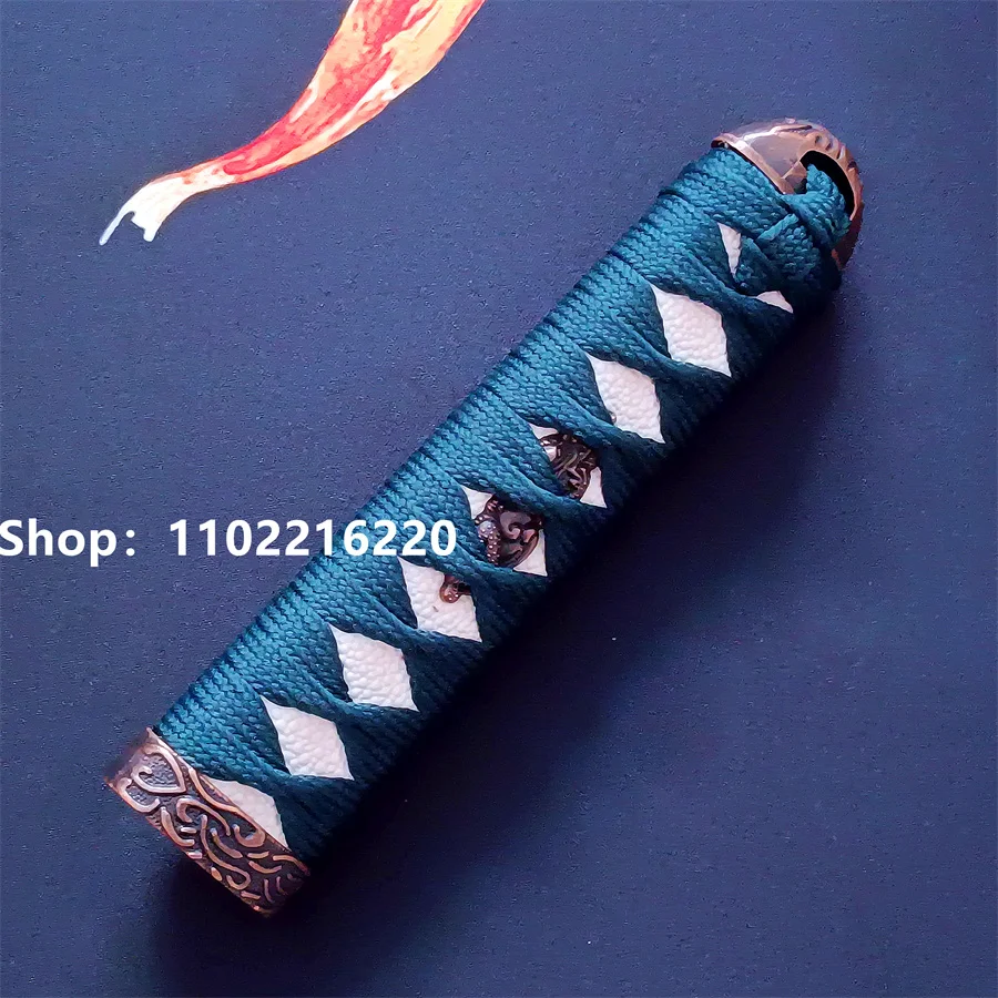 Unique 15cm Handle Tsuka Hilt Alloy Fuchi Kashira Menuki For Japanese Real Japan Samurai Katana Sword Fittings New