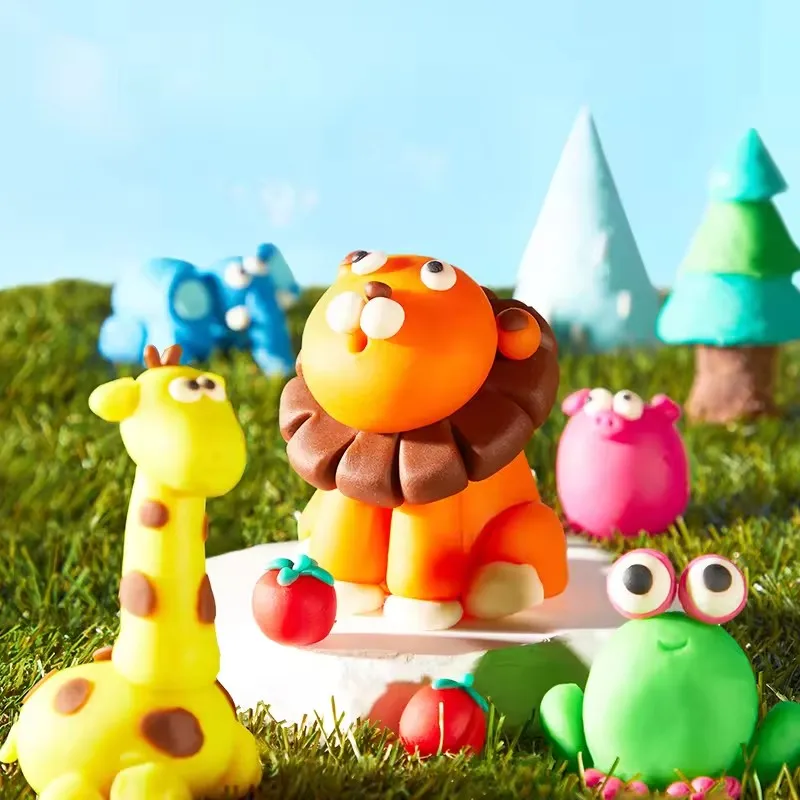 Mideer massa suave plasticina colorida sem manchas crianças criativas artesanais brinquedos diy grande farinha enlatada argila colorida bebê 18m +