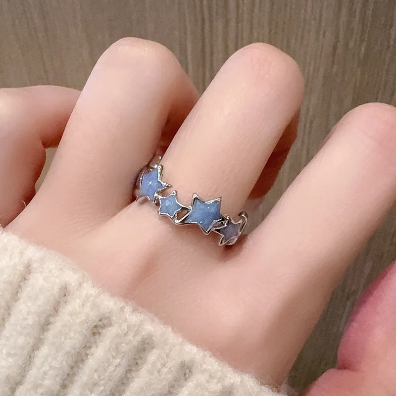 Кольцо-неправильной-геометрической-формы-со-звездами-ювелирные-аксессуары-Открытое-кольцо-в-стиле-y2k-Свадебная-вечеринка-пряжка-на-палец-декоративные-принадлежности-для-женщин-и-мужчин