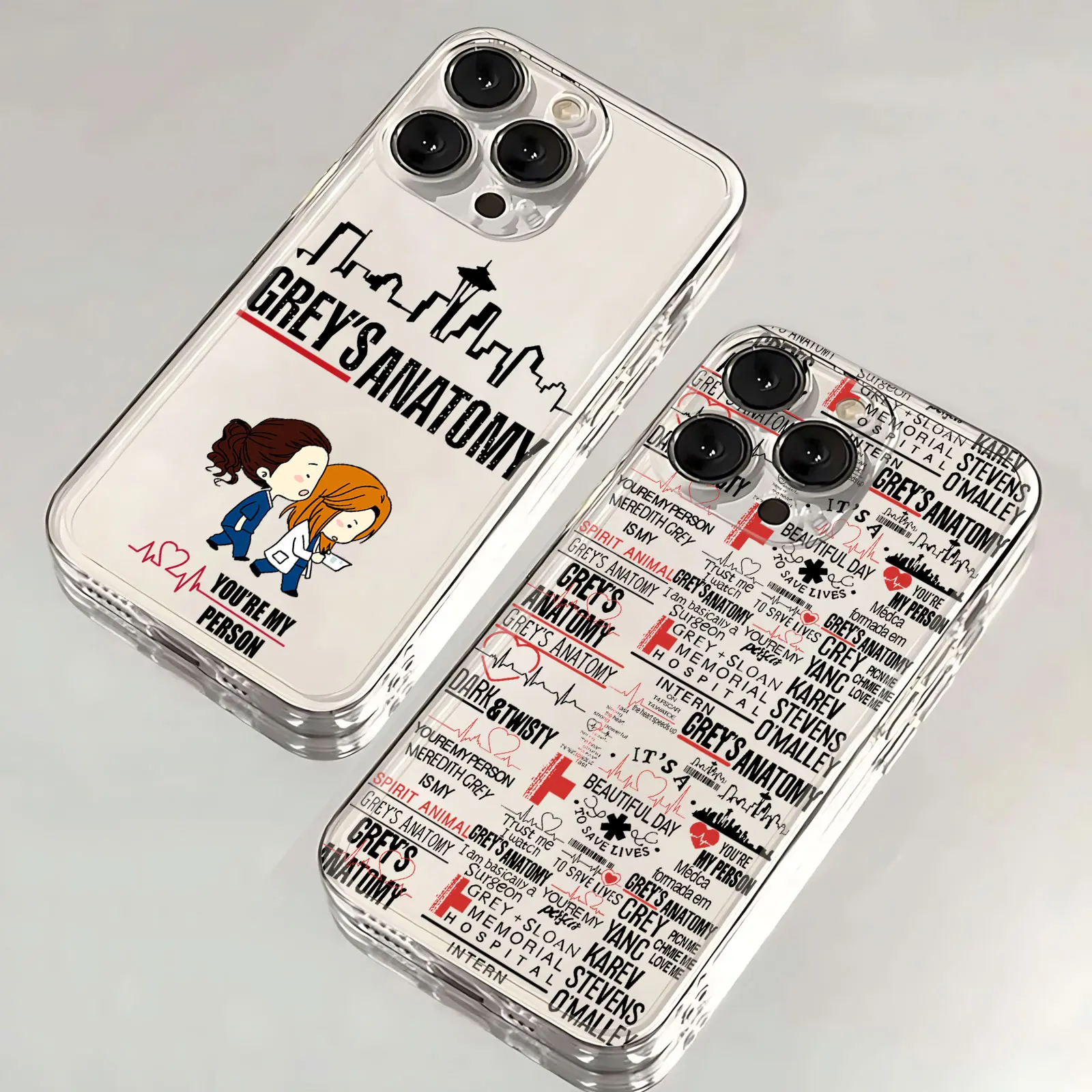 Greys Anatomy Doctor Clear Case For Samsung A73 A72 A71 A55 A52 A51 A50 A35 A33 A32 A31 A30 A24 A23 A22 A13 A12 A05 5G Cover