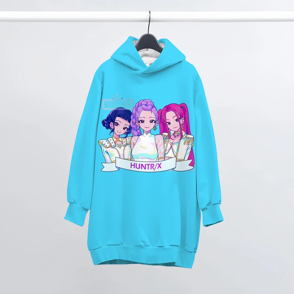 الأطفال فستان بقلنسوة فيلم شعبي KPop شيطان الصيادين طفل 3-12 سنة معطف بنين بنات بلايز الربيع الترفيه بلوزات الملابس #1