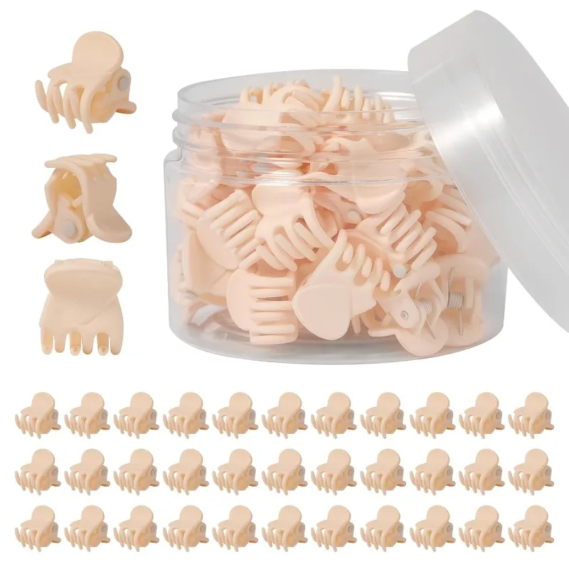 

48 мини-заколок для волос: прочные зажимы для укладки, украшения причесок, челки и повседневных причесок для женщин и девушек