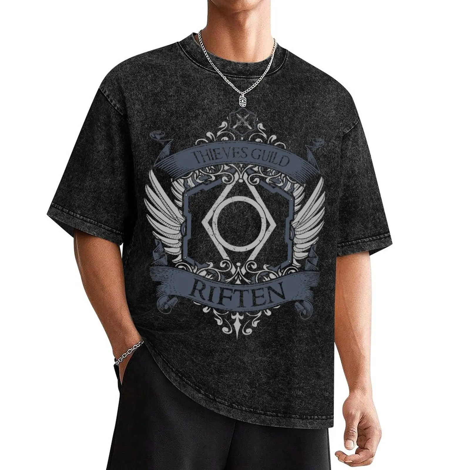 Thieves Guild - Riften T-Shirt oversize t-shirts man quick drying graphic t shirts mens fashion