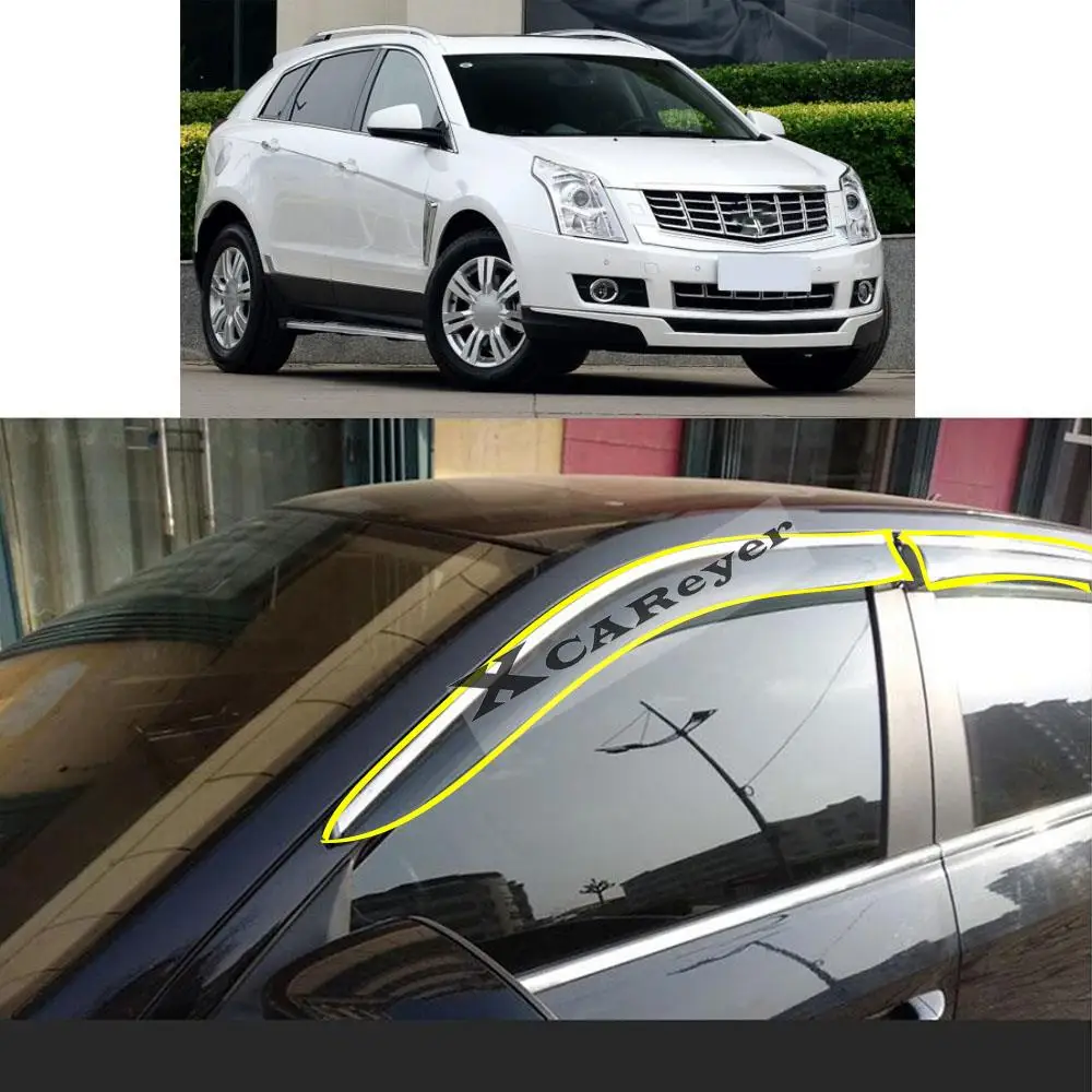 For Cadillac SRX 2009-2010 2011 2021 2013 2014 2015 Car Body Styling Sticker Plastic Window Glass Wind Visor Rain/Sun Guard Vent