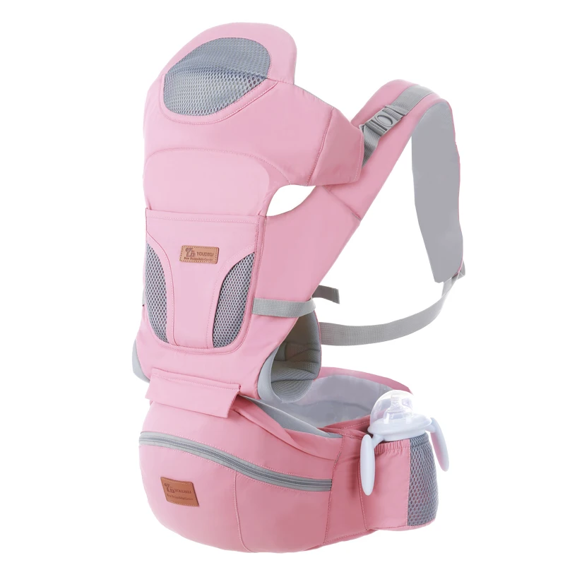 AINOMI Baby Carrier Front Facing Holder, Hip Seat for Walk, Men Carrier Face in Out Ward,Newborn Toddler Chest Carrier