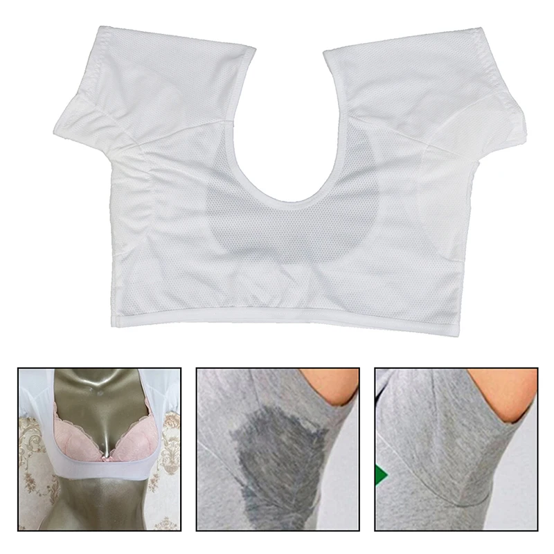 Almohadillas para el sudor en forma de camiseta, almohadillas reutilizables lavables para axila, absorbentes de Perfume, peso por debajo del Modelo M, 1 unidad