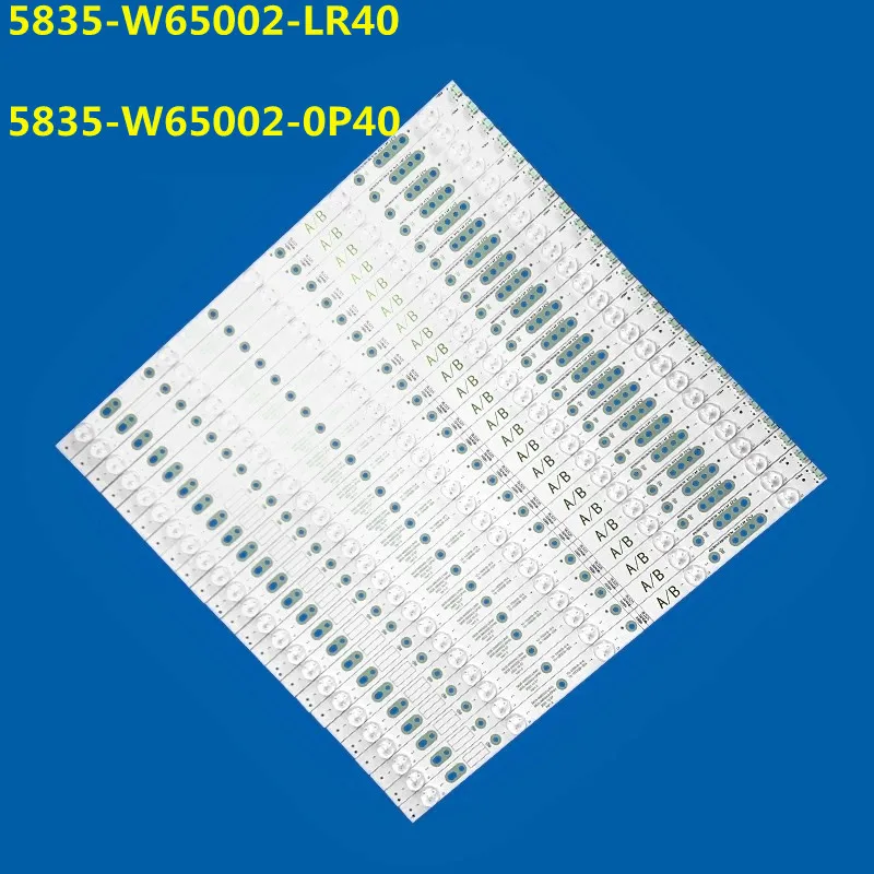 

24pcs LED Strip 5lamp 5835-W65002-0P40 5835-W65002-LR40 5800-W65002-LR40 5800-W65002-0P40 for 65K2 65M6E 65UH5500-UA V650DJ4-QS5