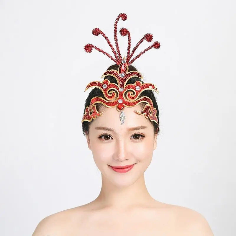 Posticci per danza glitterati: fermagli per capelli scintillanti per spettacoli teatrali e spettacoli di danza moderna