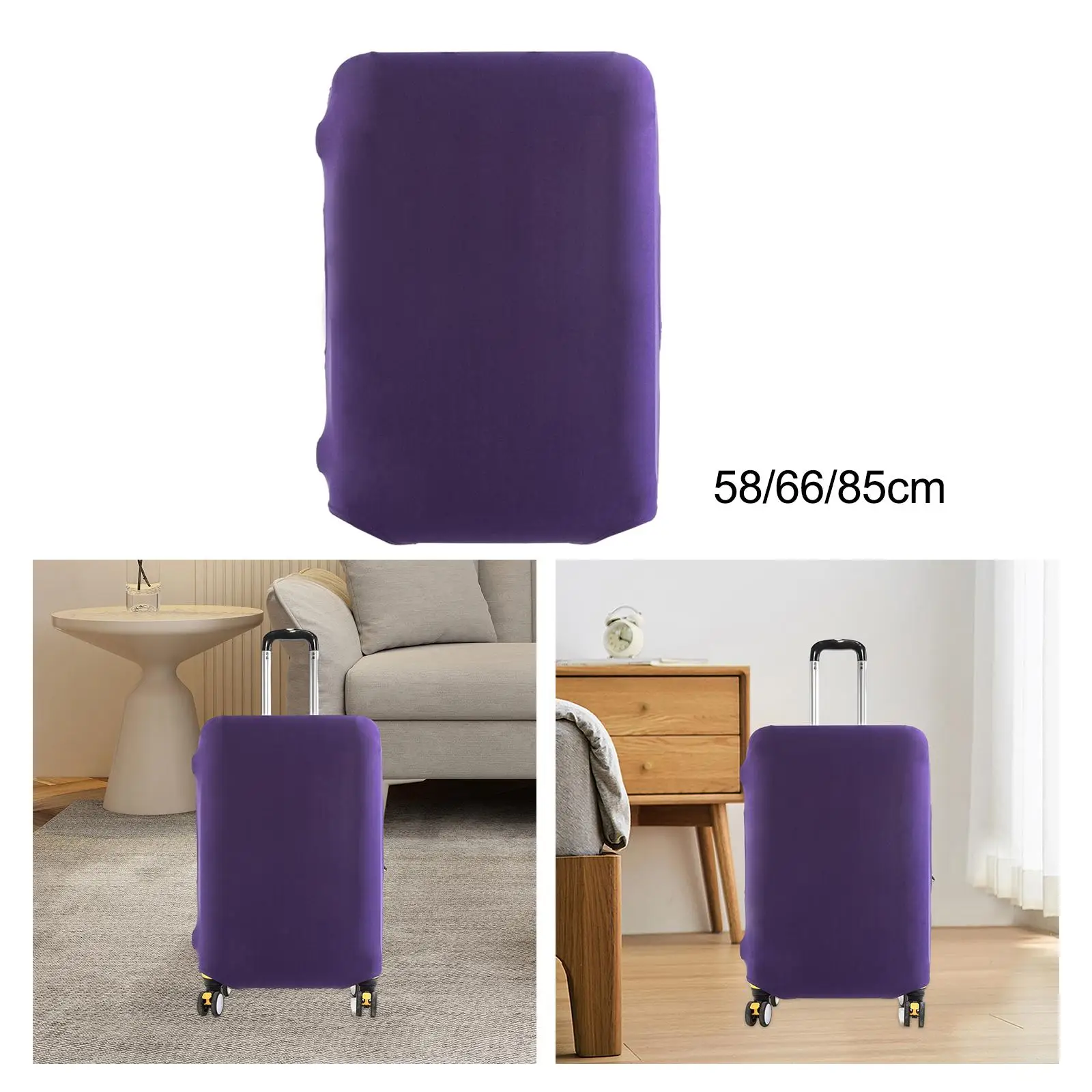 

Эластичный чехол для багажа на чемодан, фиолетовые аксессуары, защита от