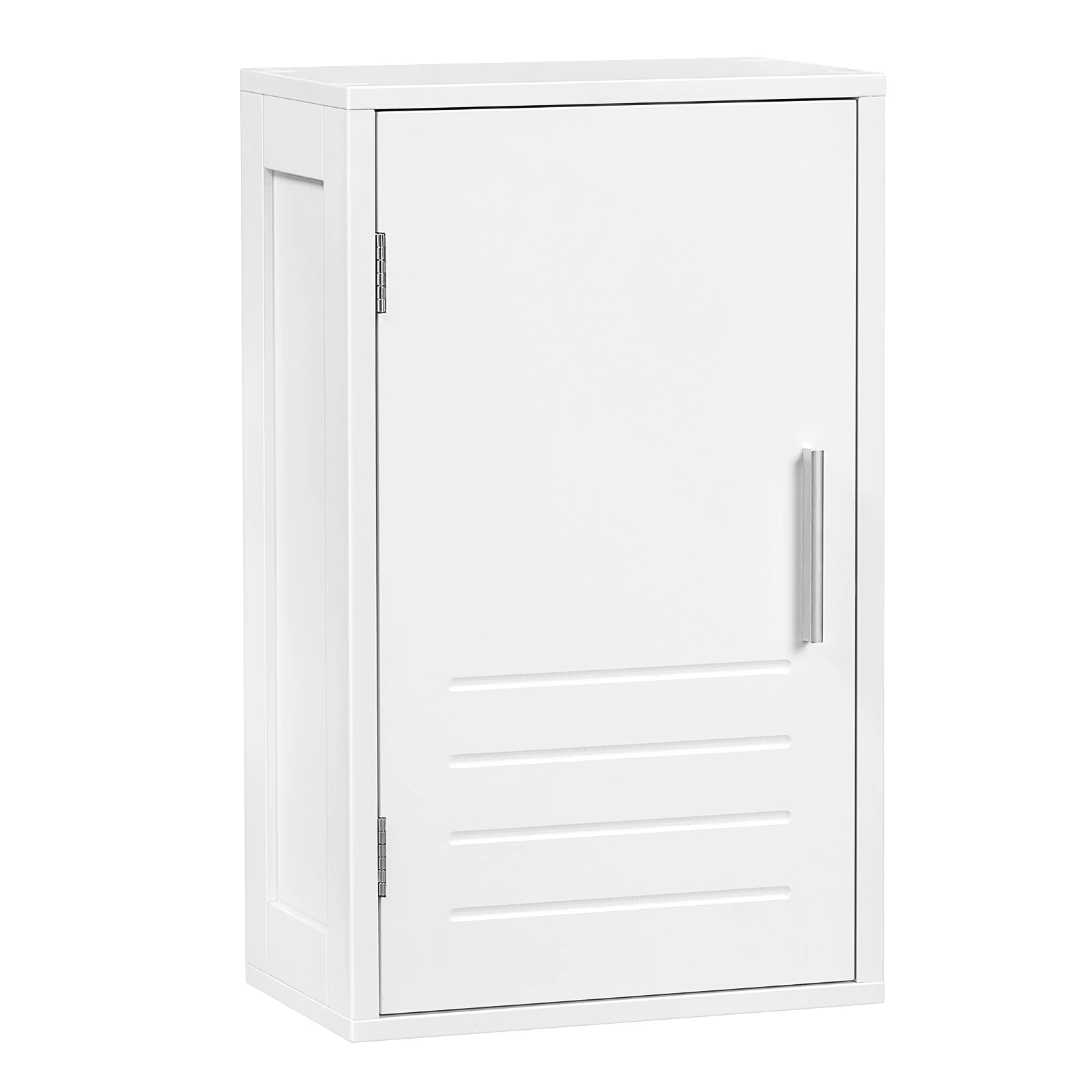 EUGAD Wandschrank Weißer Badezimmerschrank 30x50x18,5cm Hängender Medizinschrank Küchenschrank mit Verstellbarem Regal Organizer