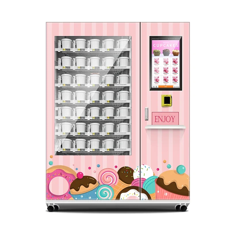 FL Customized Vending Machine For Bread Fresh Hot Outdoor Bread Vending Equipment Commercial Business Bread Sale Machine
