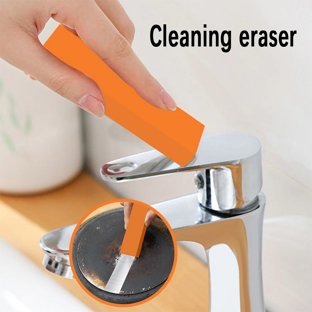 Household Stainless Steel Glass Cleaning Eraser, Kitchen Cleaning Multifunctional Countertop Cleaning