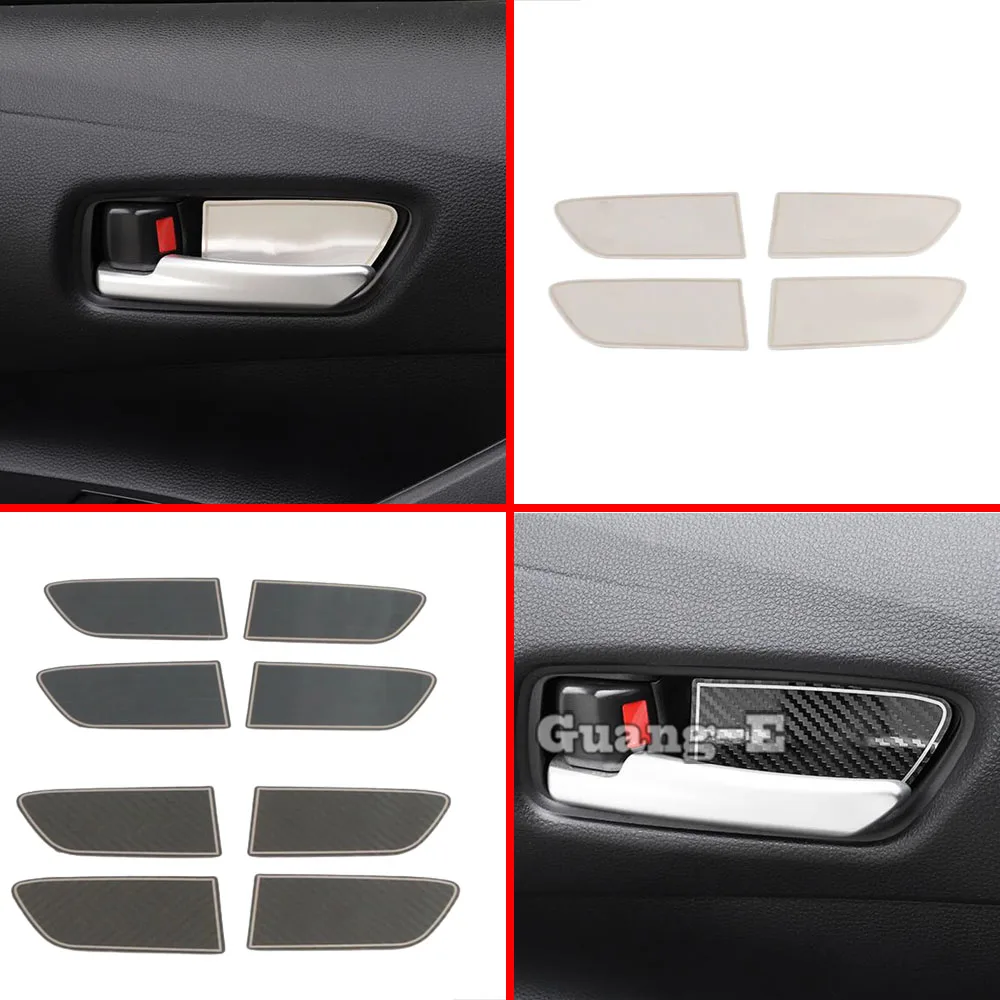 For Toyota Corolla Altis 2019 2020 2021 2022 Car Armrest Door Handle Bowl Covers Stickers Stainless Steel Handrail Decoration
