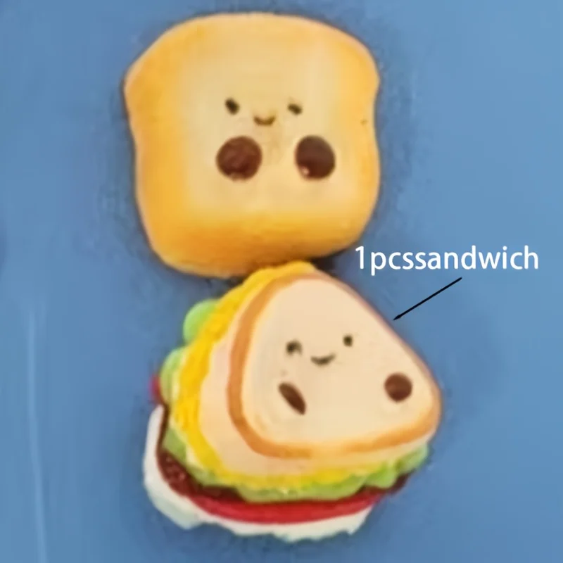 Superdik sandwich-speelgoed - 6-laags JC-serie, een interessant en realistisch spel met voedselthema, gemengde kleuren, creatief squishy-speelgoed,