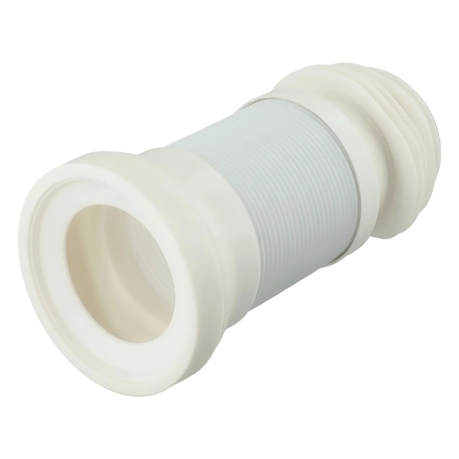 

Home Fixtures WC Pan Connector Home Flexible Home Plumbing Toilet Waste WC Pan Connector White Extendable 1pcs