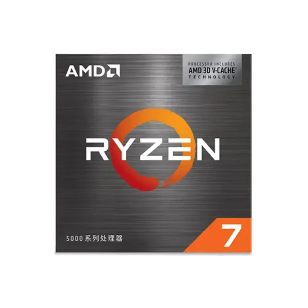 Top AMD Ryzen 7 5800X3D R7 5800X3D 3.4 GHz 8-Core 16-Thread CPU Prossor 7NM L3=96M 100-000000651 Socket AM4 Sealed but