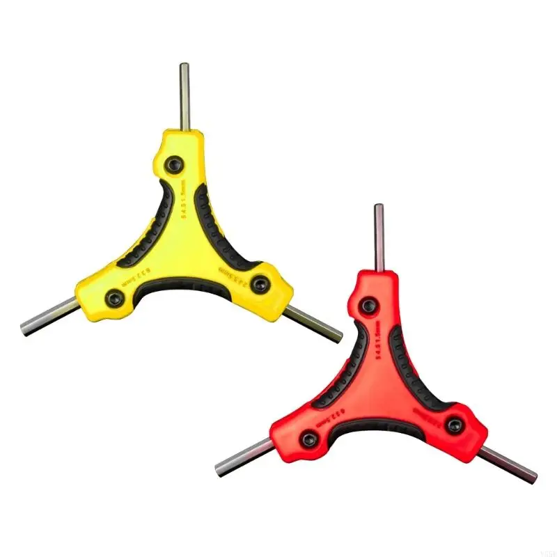 

Y55E Portable Foldable Allen Wrench 9 In 1 Combination Trigeminal Key Set Hand Repair Tools 1.5/2/2.5/3/4/4.5/5/5.5/6mm