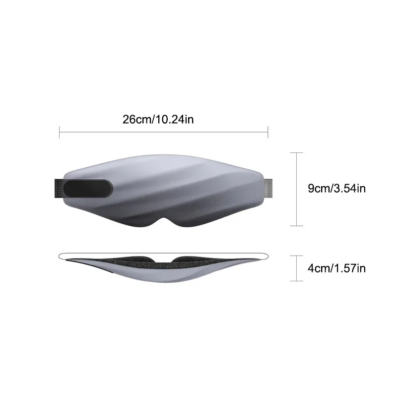 Maska do spania Ultimate Comfort 3D, oddychająca i miękka osłona na oczy dla kobiet i mężczyzn