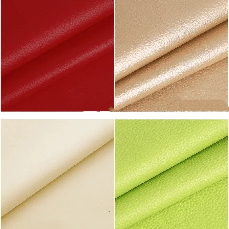 Sofa Leather Fabric Thickened for Cars Simulated Artificial Leather PU Wholesale Cloth for Sewing Meters Diy Material