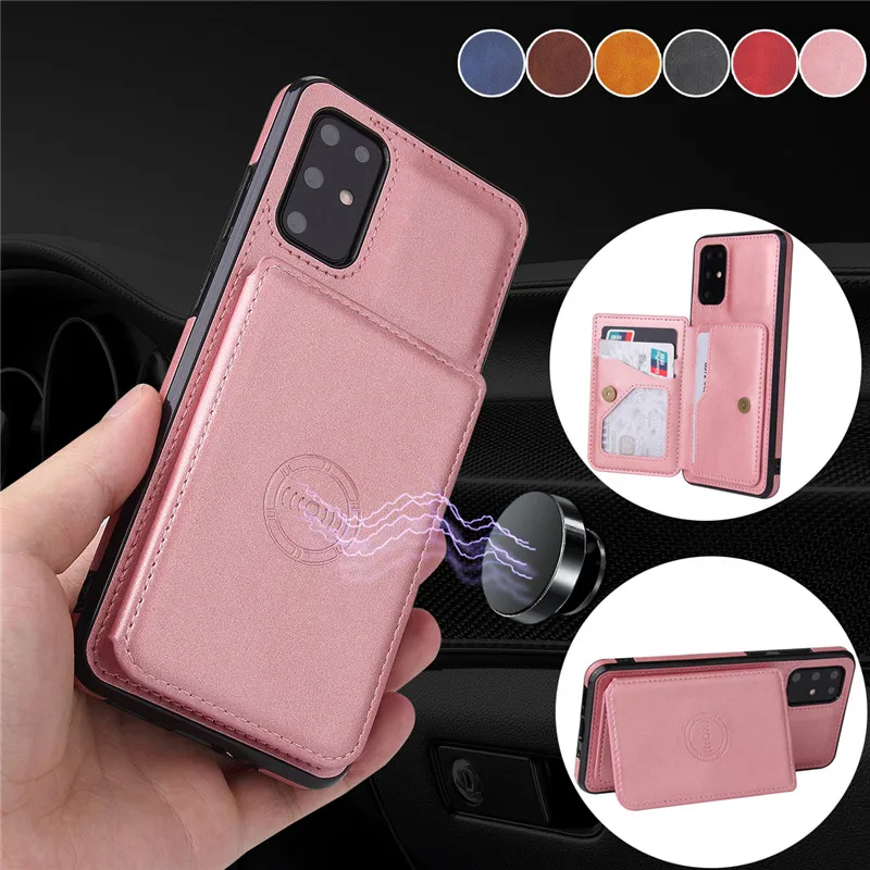 

Flip Leather Phone Case for Samsung Galaxy S23, S21 Ultra, S22, S20 FE, S10 Plus, Note 20, 10, A54, A34,Wallet Card P