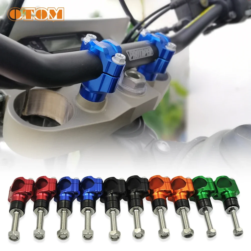 OTOM Motorcycle Handlebar Clamp CNC Aluminum Alloy Bar Clamps 1 1/8\