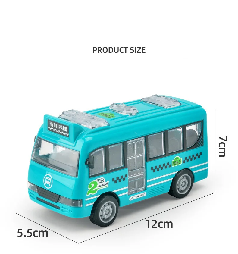 Engraçado simulação ônibus escola inércia modelo de carro crianças quebra-cabeça brinquedo menino carro dos desenhos animados criativo crianças diversão festa feriado presente aniversário