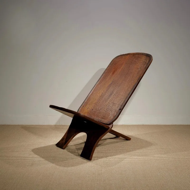 Fork chair Ancient wood split leisure chair