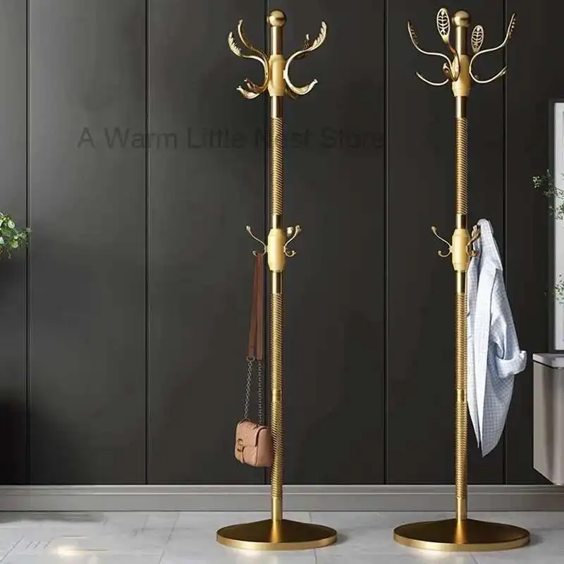 الذهب عرض معطف رفوف الطابق السراويل المعدنية رخيصة الحديثة معلقة المدخل الملابس معطف رفوف غرفة نوم Arara De Roupa المنتجات المنزلية