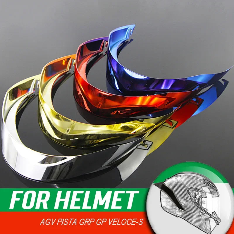 Accessoires de casque transparents pour AGV, PMust, GPR, Corsa R,PISTA GP, Spomicrophone, modèle DGL, rouge, vert, bleu, gris