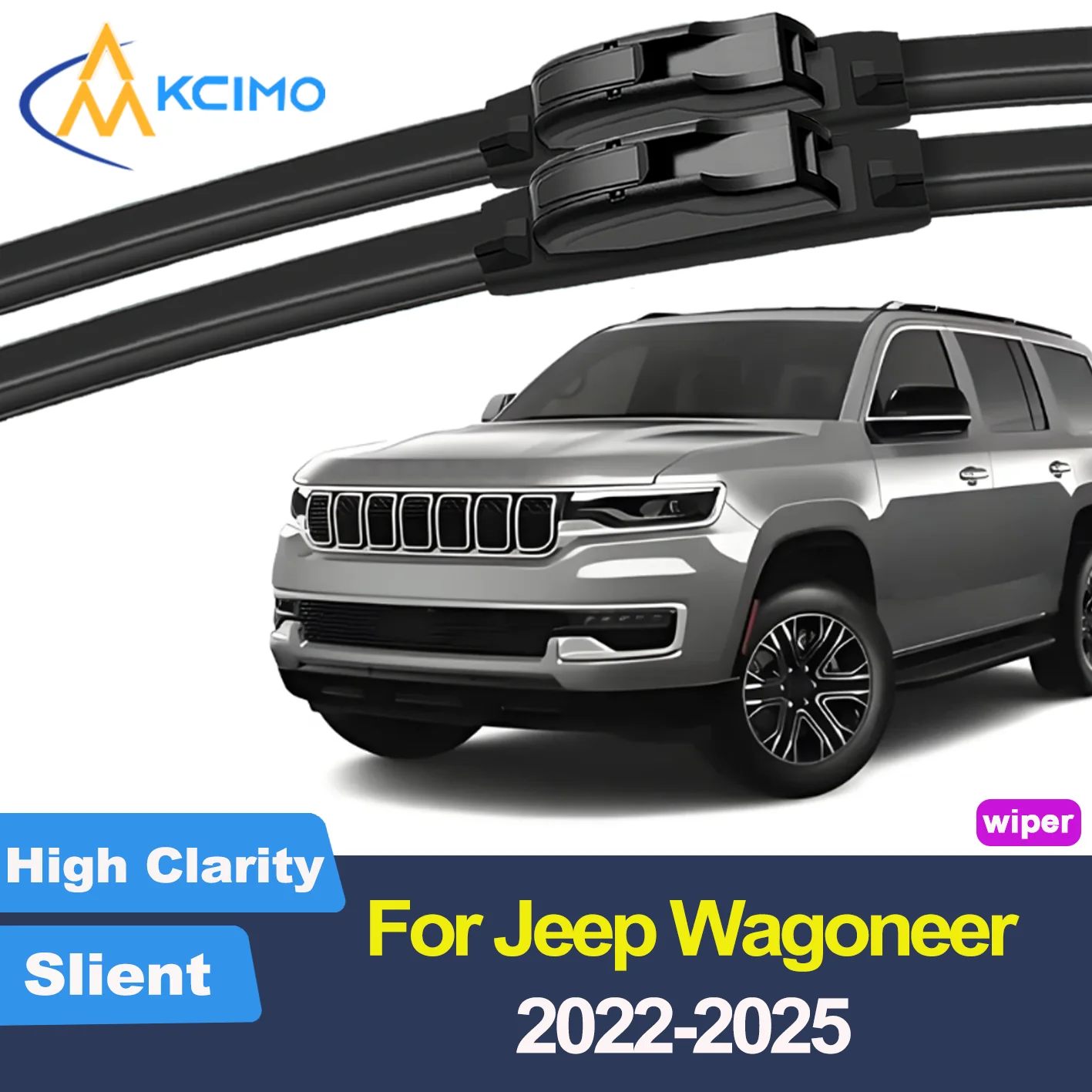 

2PCS New Front Windshield Wiper Blade for Jeep Wagoneer WS 2022-2025 Front Windshield Auto Wipers Blade Accessories 2025 2024