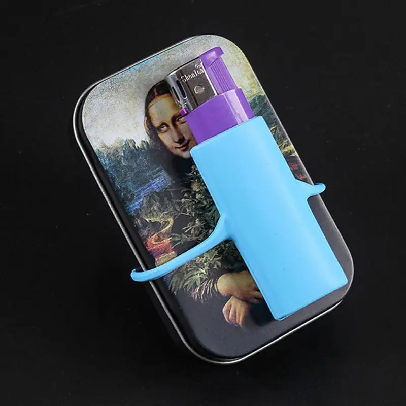 Silicone Lighter Case Universal Cigarette Sleeves Holder Casual Soft Wrap Around Tobacco Pouch Protective Case Accessories