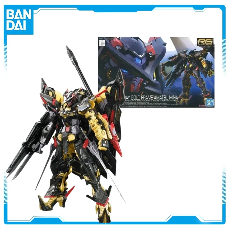 

In Stock Original Bandai Gundam FRS RG 1/144 ASTRAY GOLD FRAME AMATSU MINA Anime Action Figure Assembly Model Collection Toys