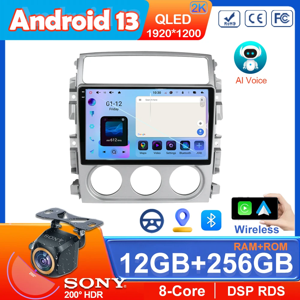 

Car Radio For Suzuki Liana 2004 - 2013 Android Head Unit GPS Navigation Stereo Multimedia Player Auto QLED Screen No 2din DVD