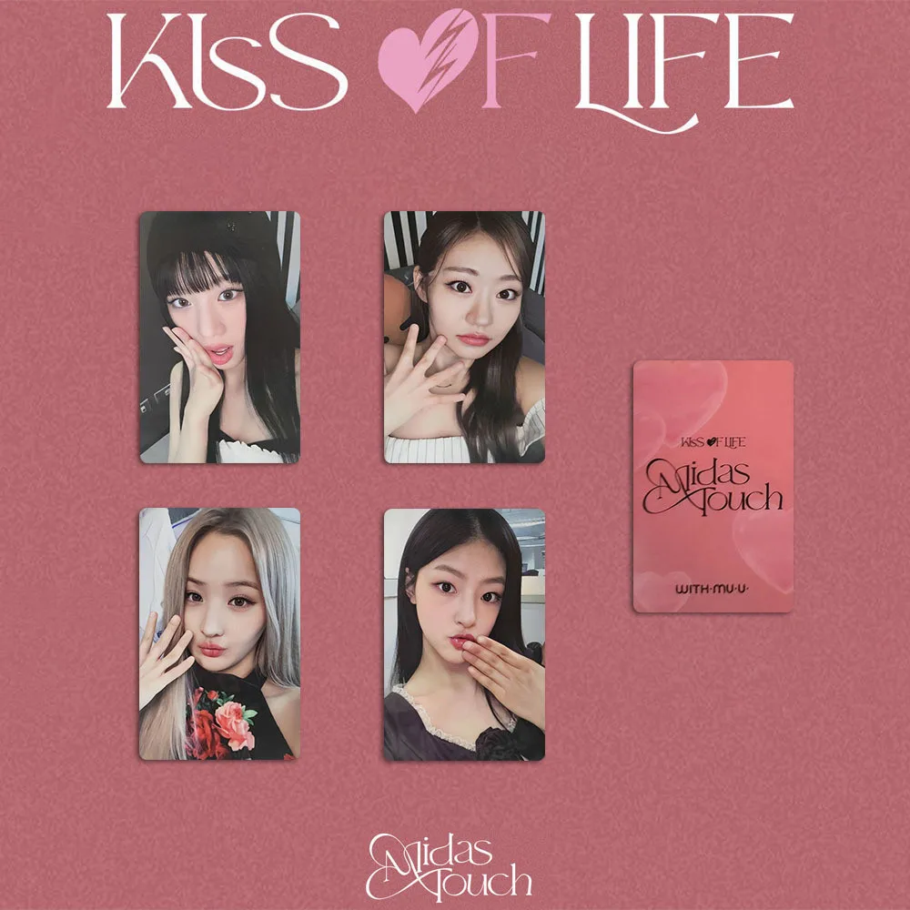 Kpop Idol KISS OF LIFE Album  Midas Touch Photo Card  KIOF Photocard