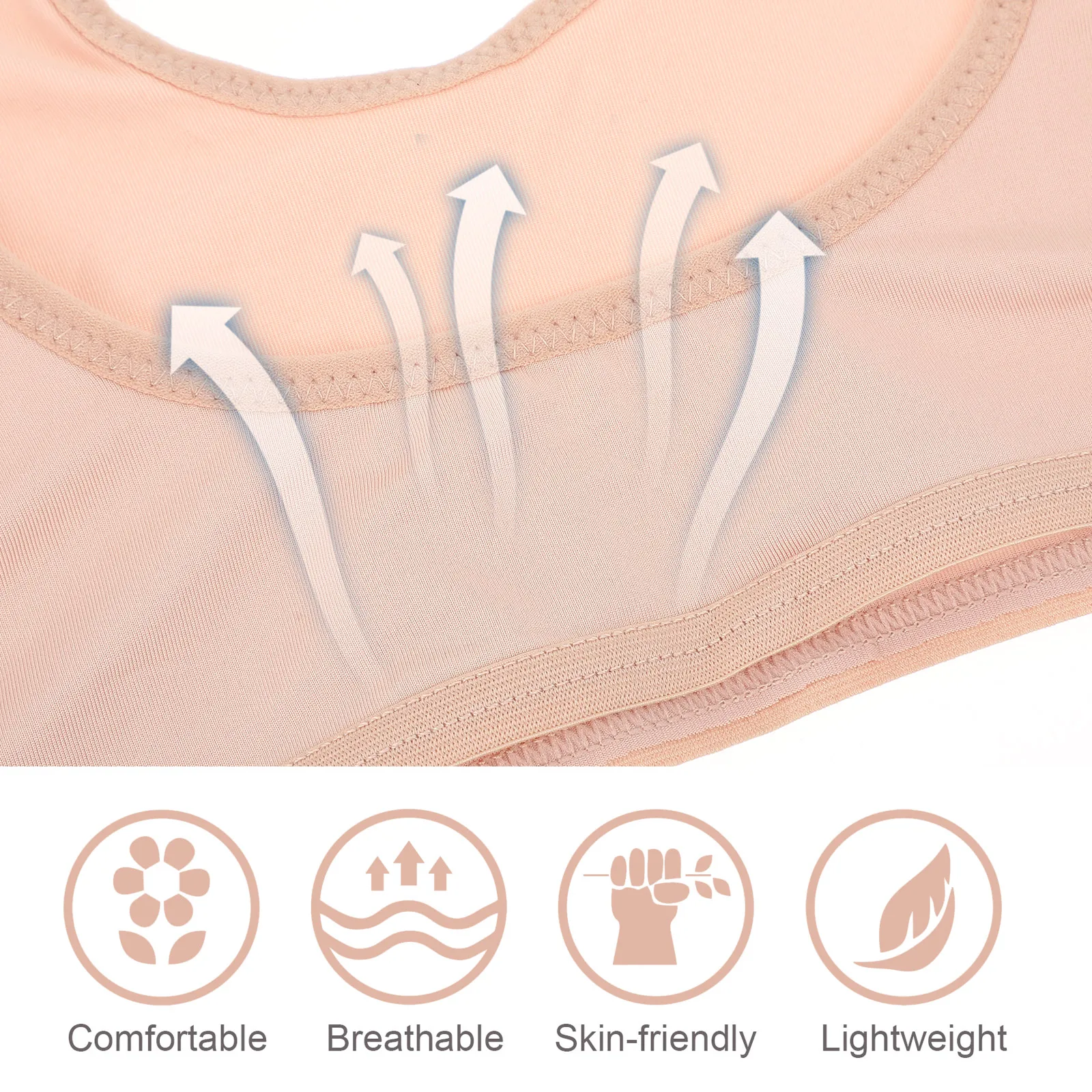 

1Pc Comfortable Polyester Cotton Underarm Sweat Pad Vest Durable Sweat Absorbent Vest For Summer Activities Clothing Accessory