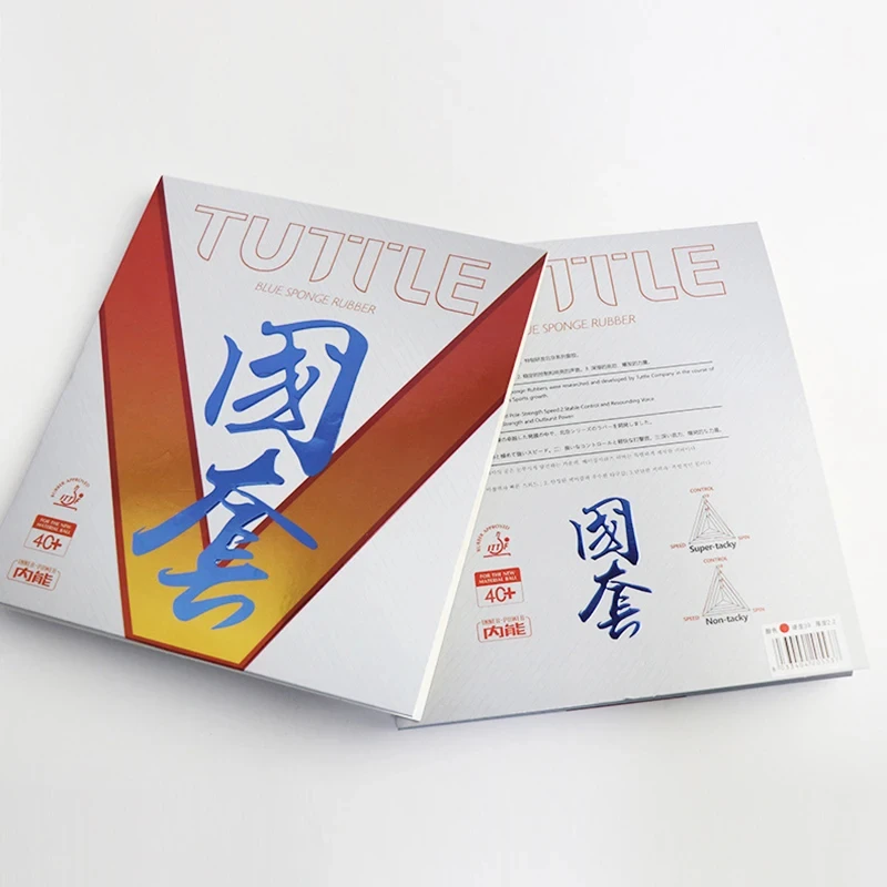 Tuttle National V Table Tennis Rubber with 2.2mm Orange Sponge, Professional Ping Pong Racket Covering  ITTF Listed 96-001