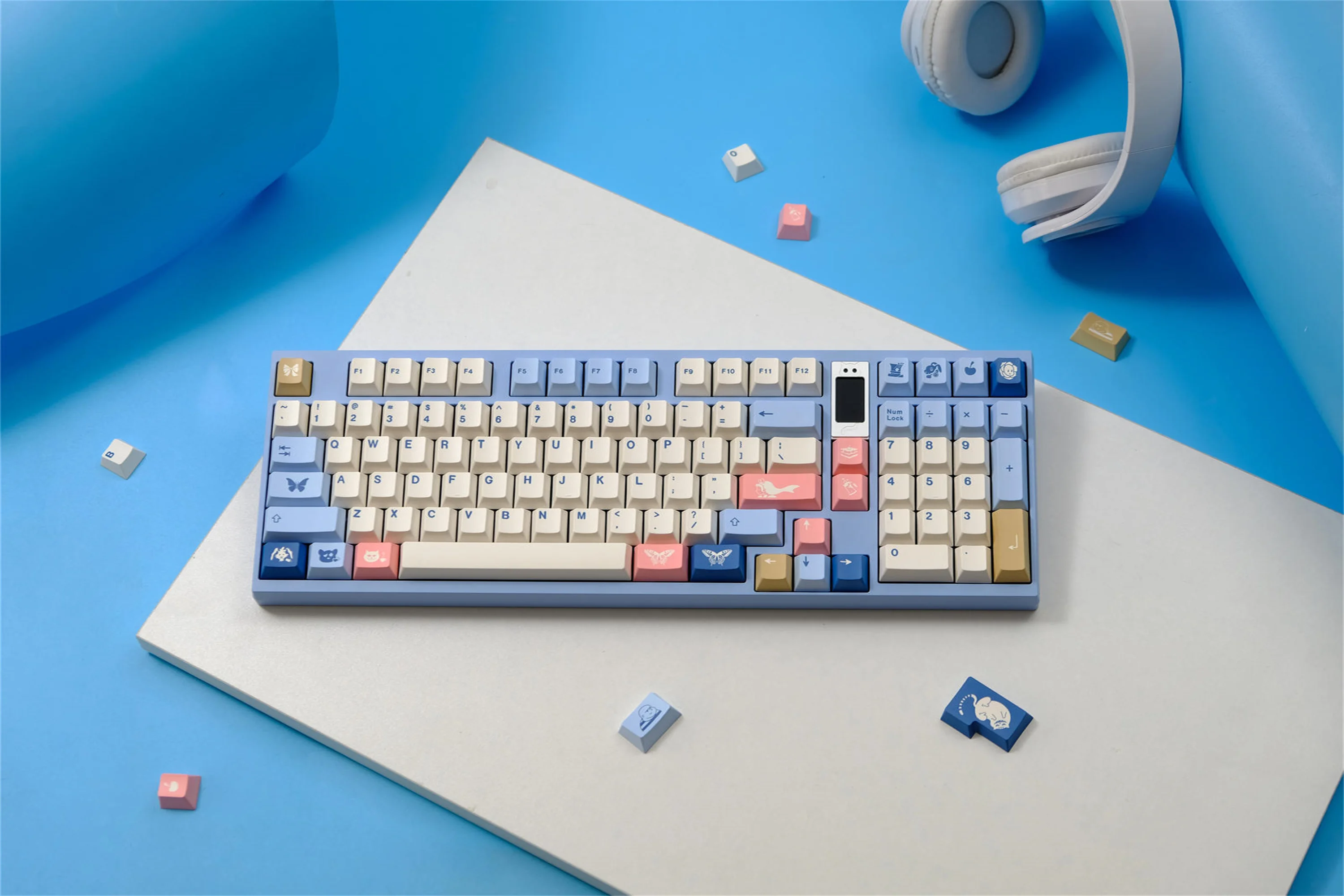 Undeyland Keycaps 151 Keys PBT Material Keycap CHERRY Profile DYE-SUB For MX Switch Wooting Mechanical Keyboard ISO ANSI Layout