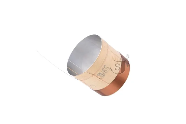 GHXAMP 65mm altavoz de graves bobina de voz 8Ohm alambre de cobre bobina de graves marco de aluminio reparación piezas de altavoz Diy 2 uds