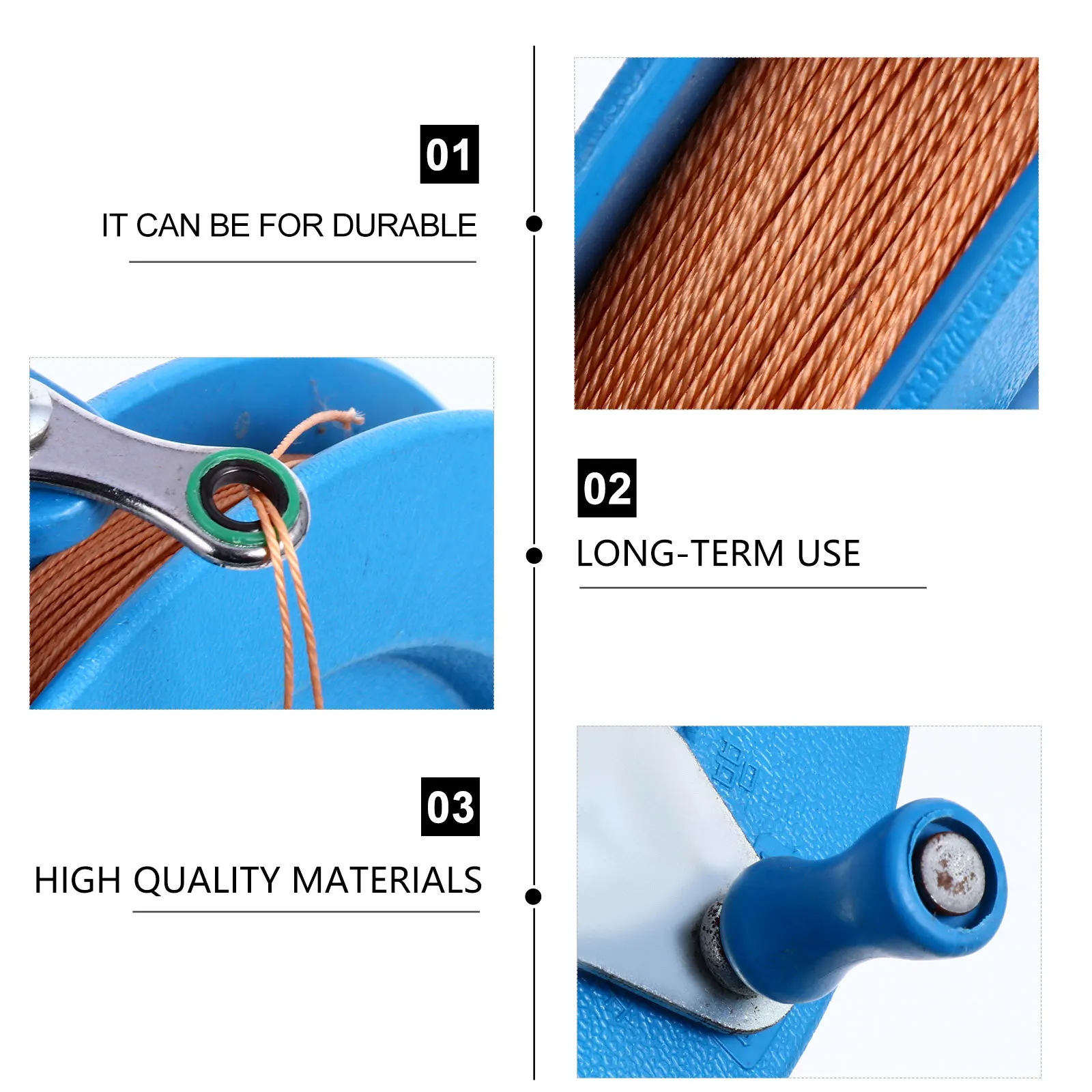 300 متر Abs البلاستيك عجلة اليد طائرة ورقية خط اللفاف دائم التحكم السلس مقبض بكرة ل طائرة ورقية أدوات الطيران اكسسوارات في الهواء الطلق