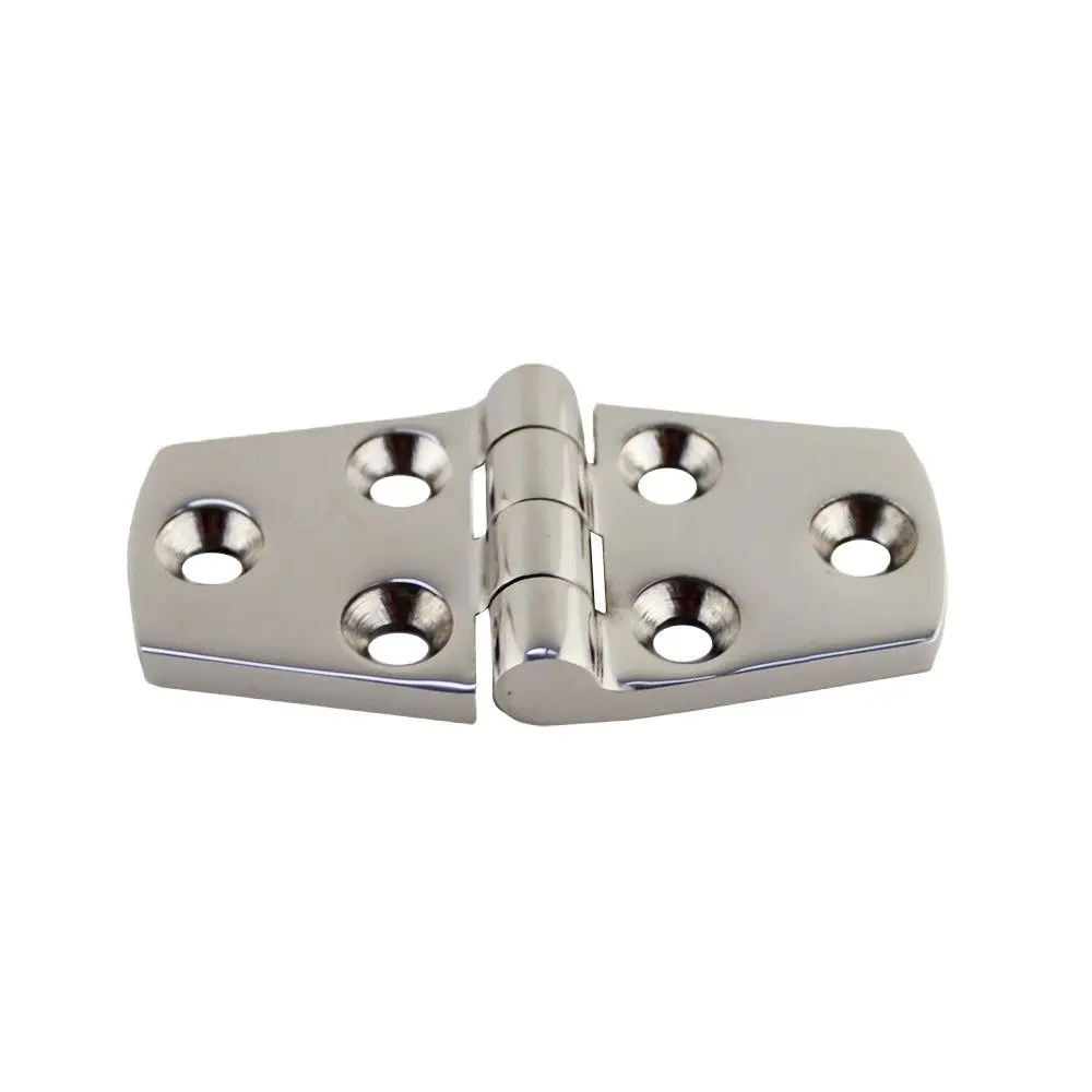 

316 Stainless Steel 76 x38mm 6 Hole Hinge Engineering Device Using Sheet Metal Precision Casting Industry