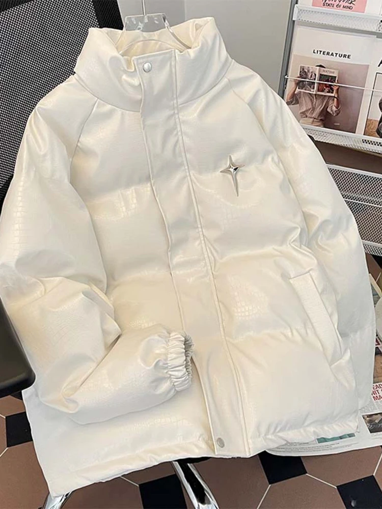 Vêtements de neige en duvet de fausse fourrure pour femmes, coton chaud, streetwear décontracté, mode coréenne, basique, hiver