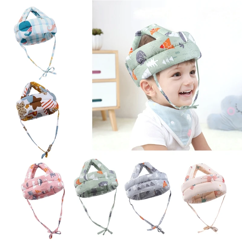 Baby for Head Protector Hat Helmet Safety for Protection Kid Learn To Walk Crawl Anti Collision Children Infant Protecti A2UB