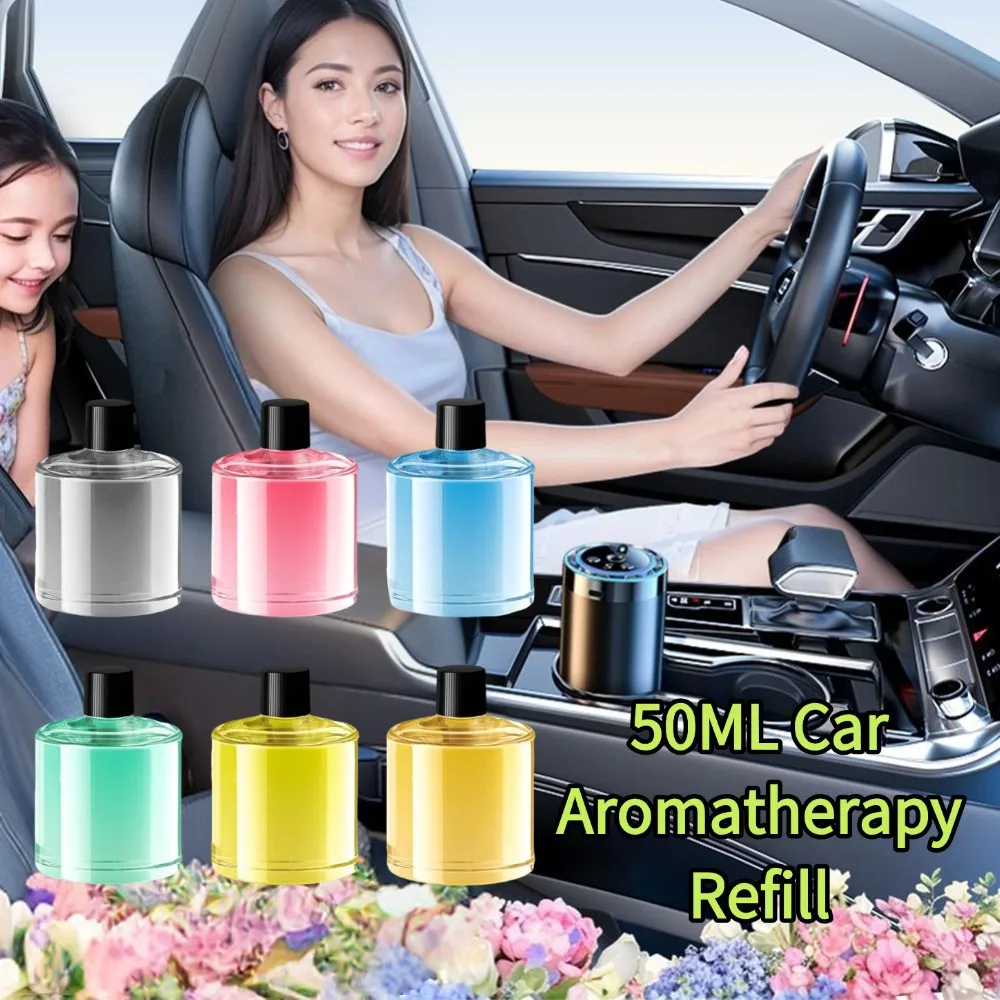 Car Aromatherapy Refill Liquid 50ml Essential Oil Replacement for Automatic Air Freshener Diffuser Fragrances Car Accessories